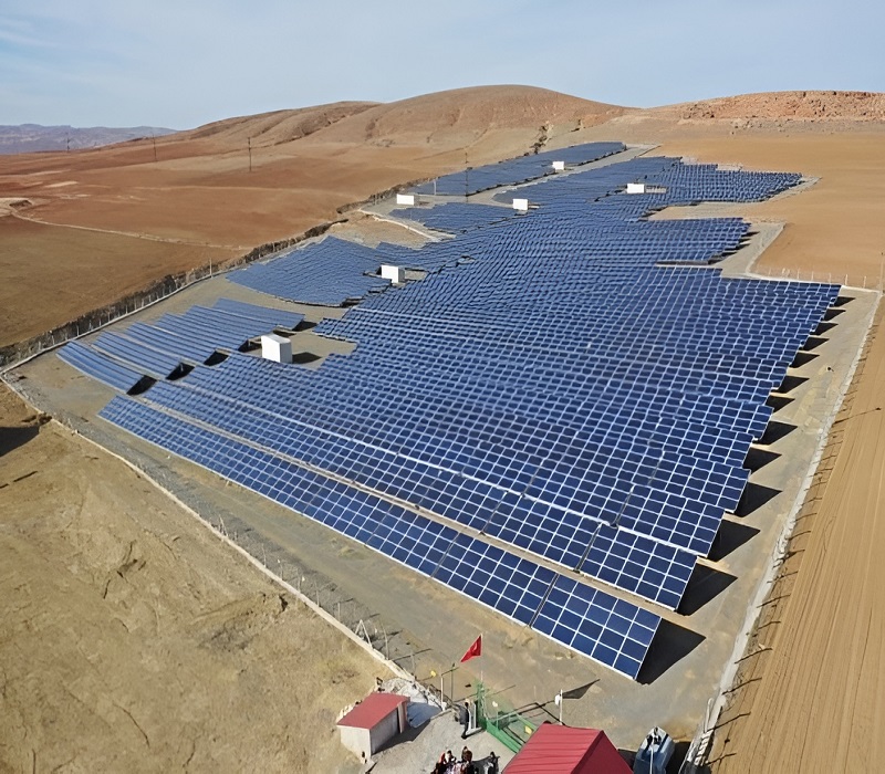 Ground-Mounted Solar Power Plant
